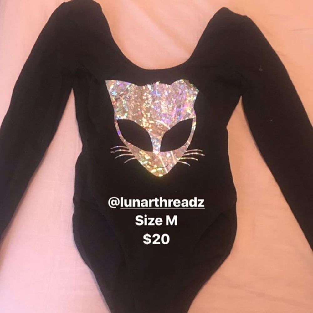 Lunar Threadz black bodysuit long sleeve